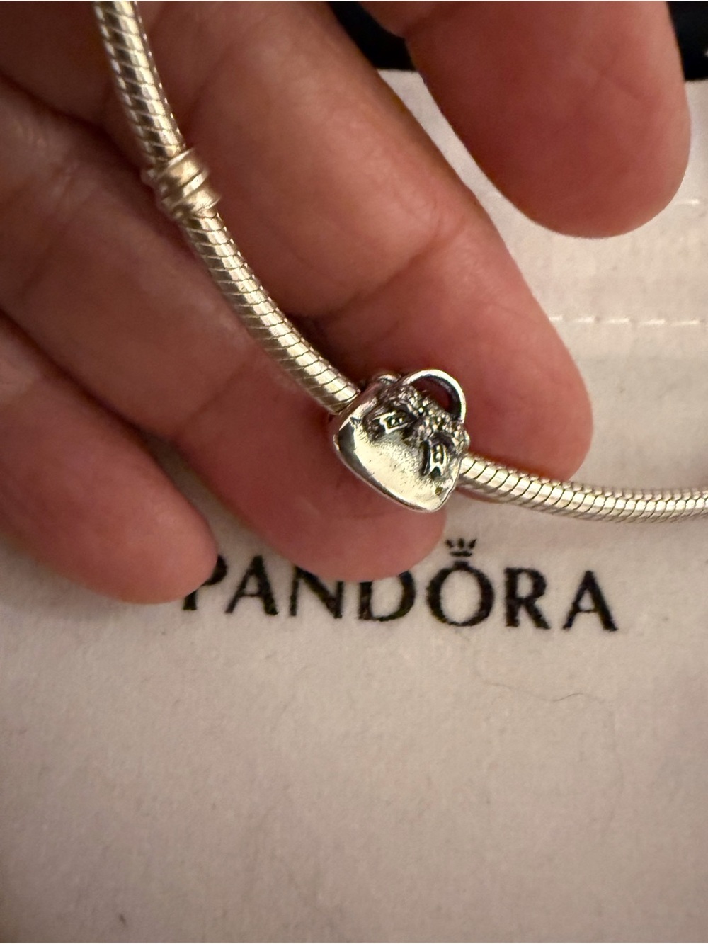 Pandora Silver Handbag Charm in Silver